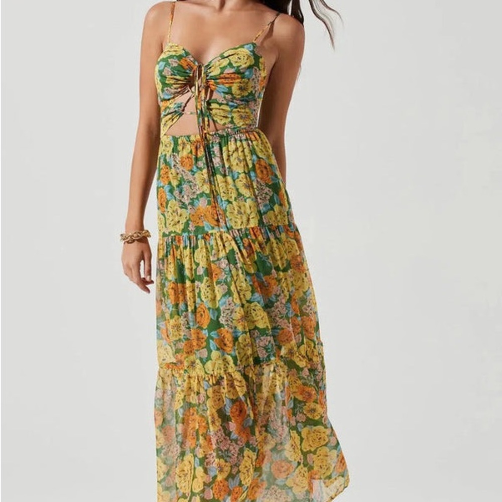 Brandy Dress in Yellow Multi Floral
ASTR THE LABEL
Yellow Multi Floral Size: MED